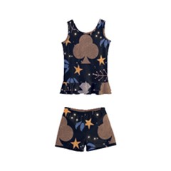 Seamless Pattern Repeat Repetition Kids  Boyleg Swimsuit by Tsamara