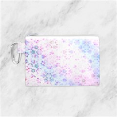 Digital Art Artwork Abstract Pink Purple Canvas Cosmetic Bag (small) by Dutashop