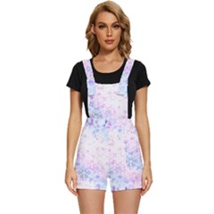 Digital Art Artwork Abstract Pink Purple Short Overalls by Dutashop