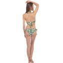 Easter bunny pattern Cross Front Halter Bikini Set View2