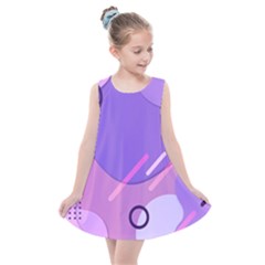 Colorful Labstract Wallpaper Theme Kids  Summer Dress by Anend