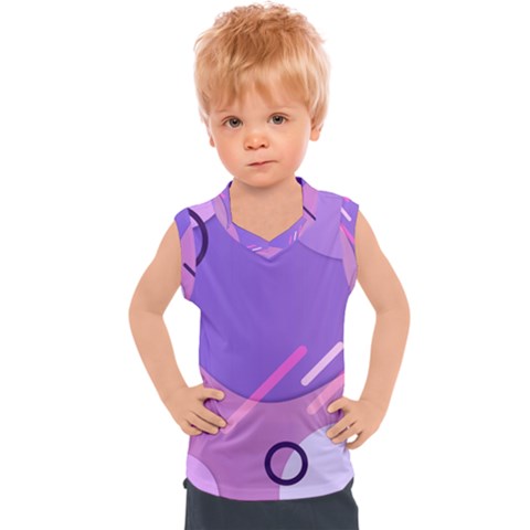 Colorful Labstract Wallpaper Theme Kids  Sport Tank Top by Anend
