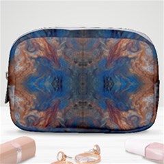 Pour Repeats Make Up Pouch (small) by kaleidomarblingart