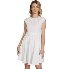 Cap Sleeve High Waist Dress Icon