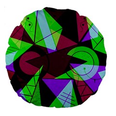Modern Art 18  Premium Round Cushion  by Siebenhuehner