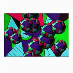 Balls Postcard 4 x 6  (10 Pack) by Siebenhuehner