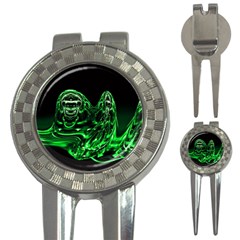 Modern Art Golf Pitchfork & Ball Marker by Siebenhuehner