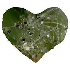 Dandelion 19  Premium Heart Shape Cushion by Siebenhuehner