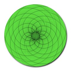 Spirograph 8  Mouse Pad (round) by Siebenhuehner