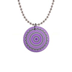 Mandala Button Necklace by Siebenhuehner