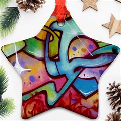 Graffity Star Ornament by Siebenhuehner