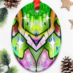 Graffity Oval Ornament by Siebenhuehner