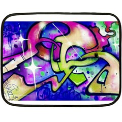 Graffity Mini Fleece Blanket (two Sided) by Siebenhuehner