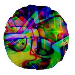 Graffity 18  Premium Round Cushion  by Siebenhuehner