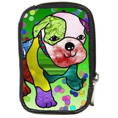 Pug Compact Camera Leather Case by Siebenhuehner