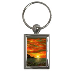 Alyssa s Sunset By Ave Hurley Artrevu - Key Chain (rectangle) by ArtRave2
