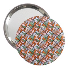 Allover Graphic Brown 3  Handbag Mirror by ImpressiveMoments
