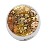 Steampunk 4-Port USB Hub (Two Sides) Front