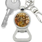 Steampunk Bottle Opener Key Chain Front