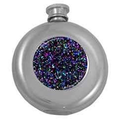 Glitter 1 Hip Flask (round) by MedusArt