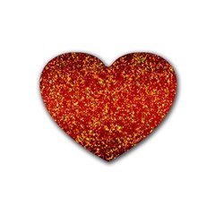 Glitter 3 Drink Coasters (heart) by MedusArt