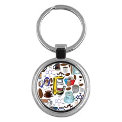 Just Bring Me Coffee Key Chain (round) by StuffOrSomething