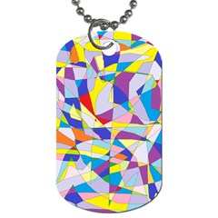 Fractured Facade Dog Tag (two-sided)  by StuffOrSomething