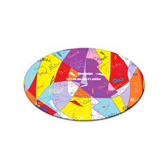 Ain t One Pain Sticker (oval) by FunWithFibro