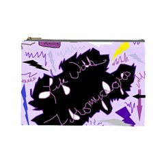 Life With Fibromyalgia Cosmetic Bag (large) by FunWithFibro