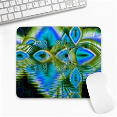 Mystical Spring, Abstract Crystal Renewal Large Mouse Pad (rectangle) by DianeClancy