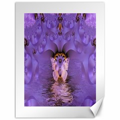 Artsy Purple Awareness Butterfly Canvas 12  X 16  (unframed) by FunWithFibro