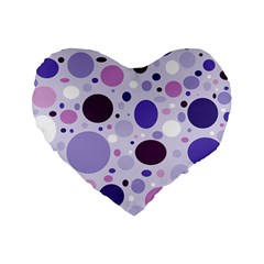 Passion For Purple 16  Premium Heart Shape Cushion  by StuffOrSomething