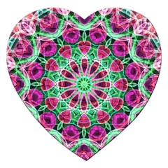 Flower Garden Jigsaw Puzzle (heart) by Zandiepants