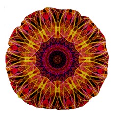 Gemstone Dream 18  Premium Round Cushion  by Zandiepants
