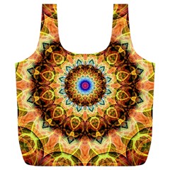 Ochre Burnt Glass Reusable Bag (xl) by Zandiepants