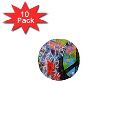 Prague Graffiti 1  Mini Button (10 Pack) by StuffOrSomething