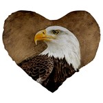 Eagle 19  Premium Heart Shape Cushion Front