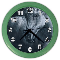 Equine Grace  Wall Clock (color) by TonyaButcher