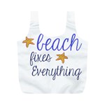 The Beach Fixes Everything Reusable Bag (M) Back