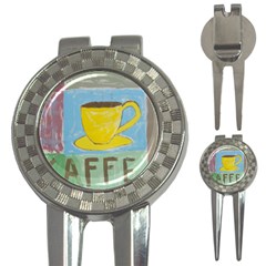 Kaffe Painting Golf Pitchfork & Ball Marker by StuffOrSomething