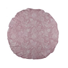 Elegant Vintage Paisley  15  Premium Round Cushion  by StuffOrSomething