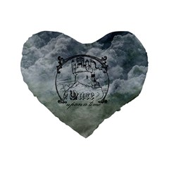 Once Upon A Time 16  Premium Heart Shape Cushion  by StuffOrSomething