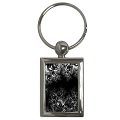 Midnight Frost Fractal Key Chain (rectangle) by Artist4God