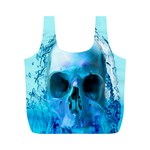 Skull In Water Reusable Bag (M) Front