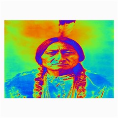 Sitting Bull Glasses Cloth (large) by icarusismartdesigns