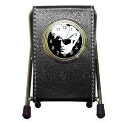 Warhol Stationery Holder Clock by icarusismartdesigns