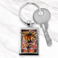 Abstract 4 Key Chain (rectangle) by icarusismartdesigns