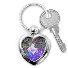 Splash1 Key Chain (heart) by icarusismartdesigns