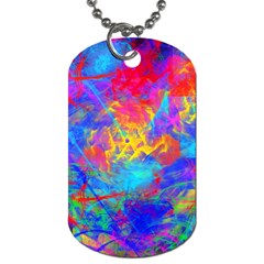 Colour Chaos  Dog Tag (two-sided)  by icarusismartdesigns