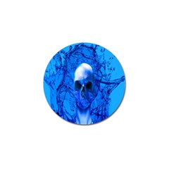 Alien Blue Golf Ball Marker by icarusismartdesigns